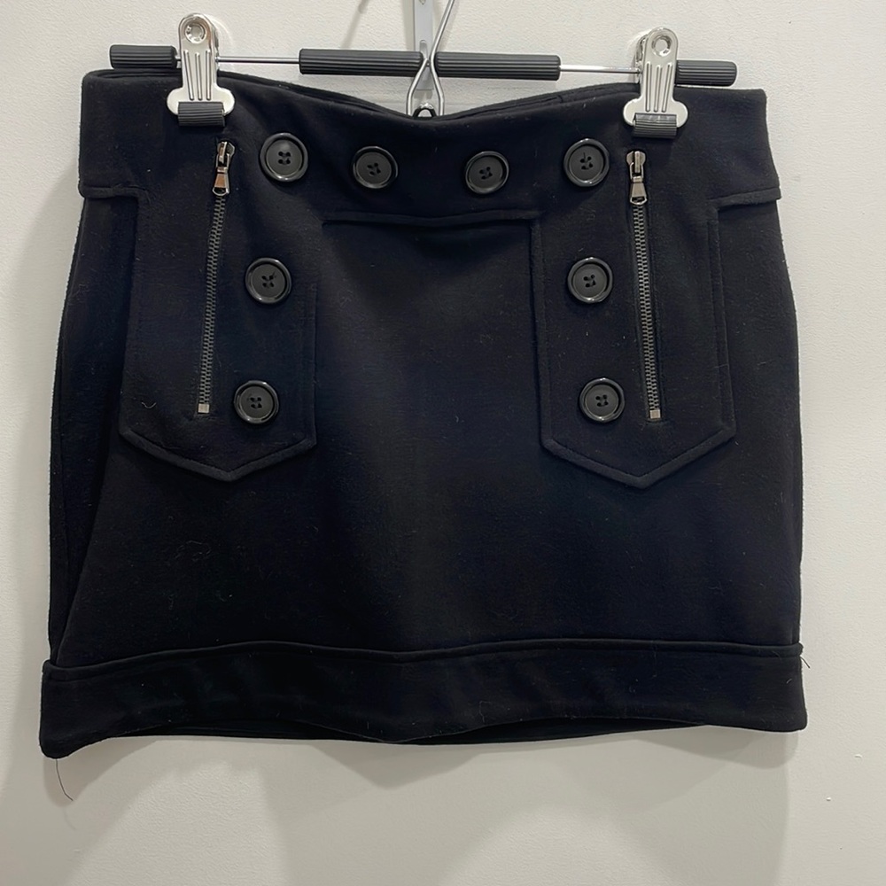 Bailey 44 black mini skirt